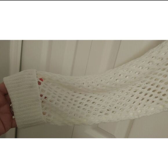 Women's Open Knit Long Sleeve Cardigan/Beach Cover-up NWOT Never Worn Size L - Picture 4 of 6